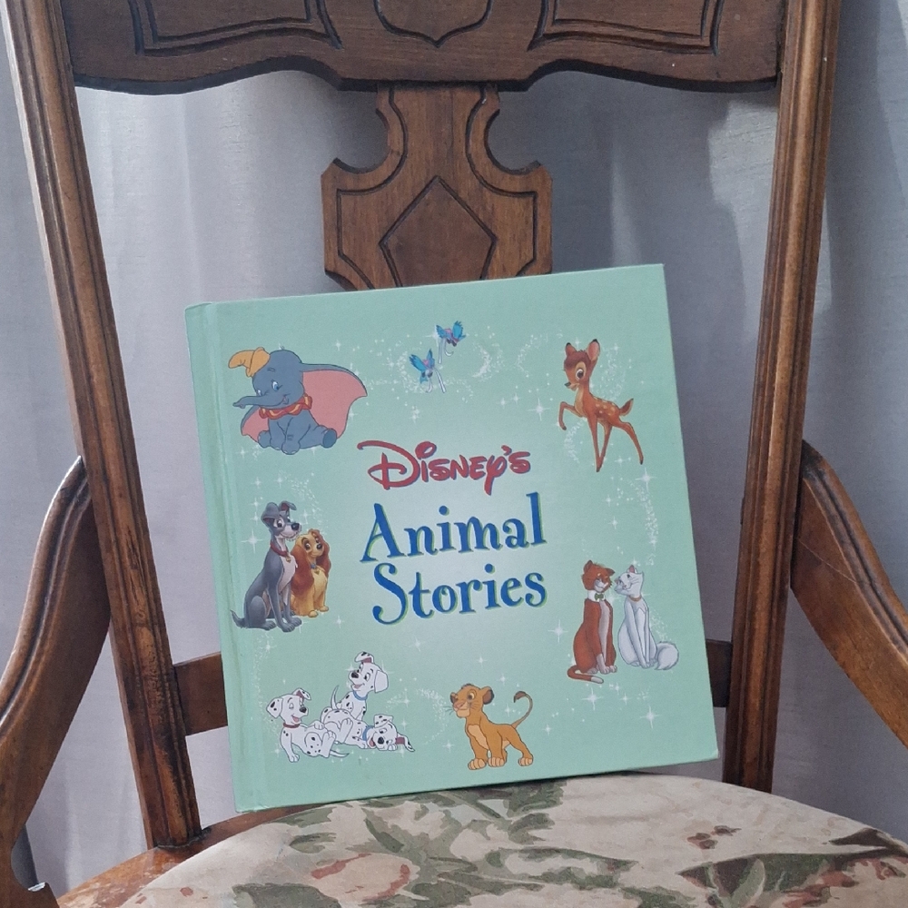 Disney Animal Stories Book with Green Cover